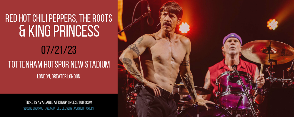 Red Hot Chili Peppers, The Roots & King Princess at King Princess Tour tickets Red Hot Chili Peppers, The Roots & King Princess at King Princess Tour